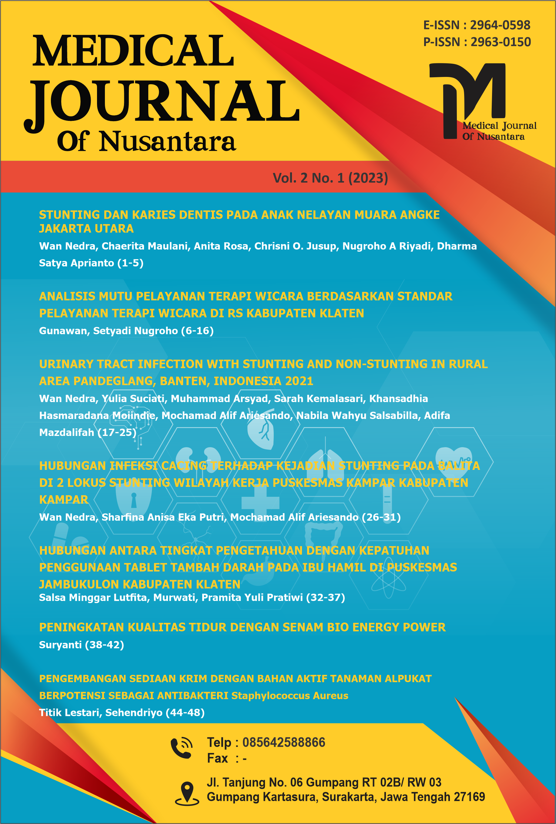 					View Vol. 2 No. 1 (2023): Medical Journal of Nusantara  (MJN)
				